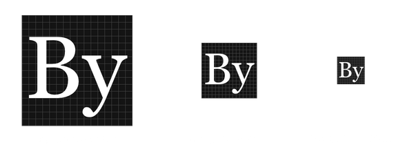 The word 'By' written at 3 simulated PPIs