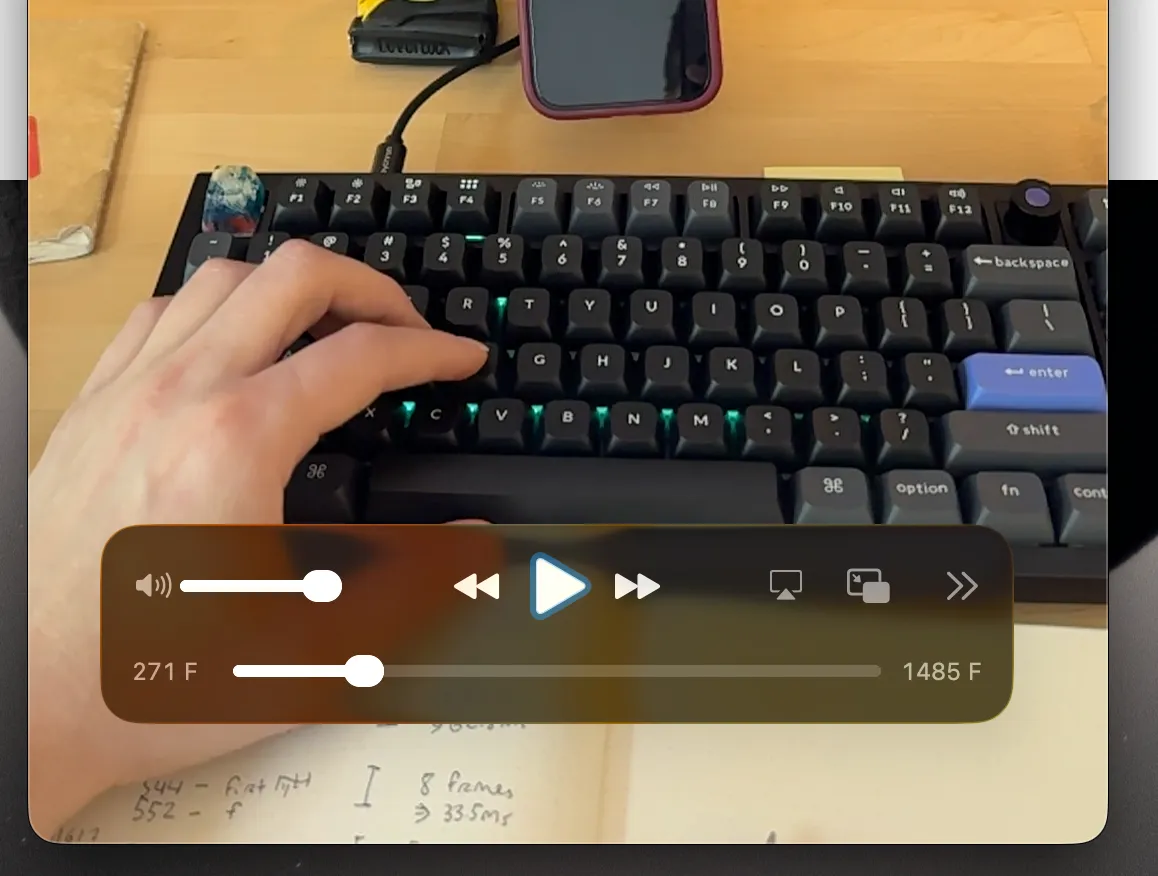 Changing the setting in the menu