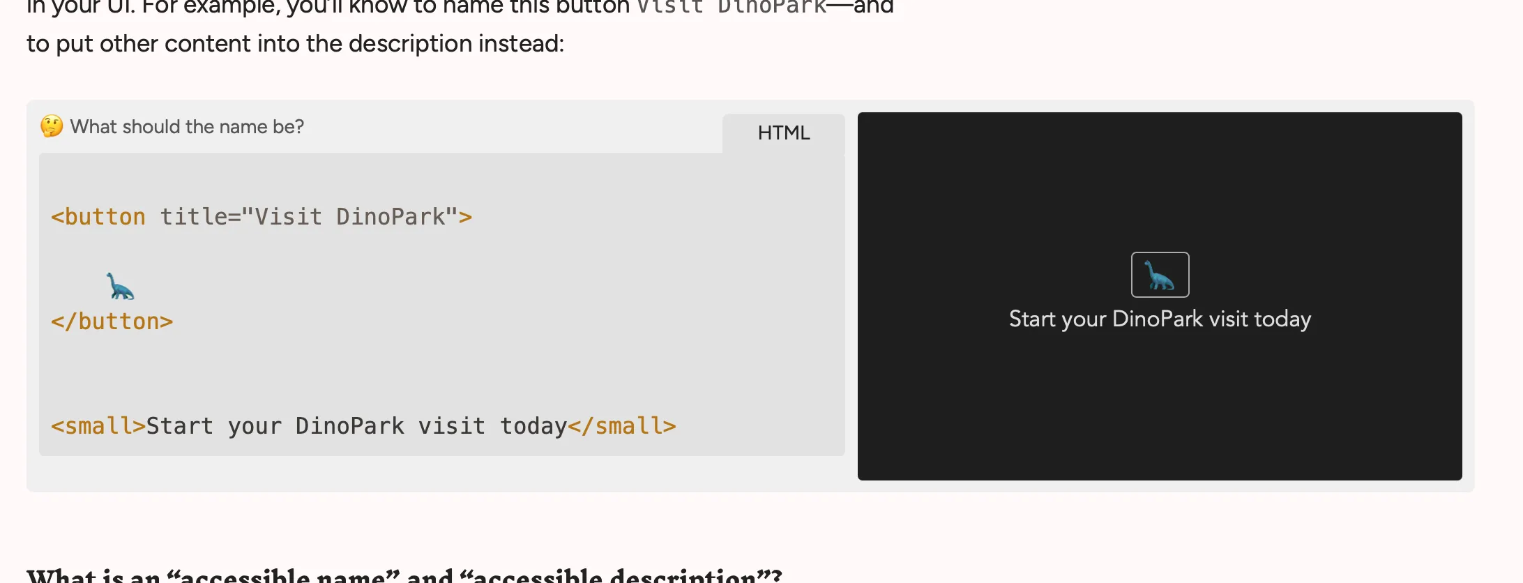A code editor next to its preview