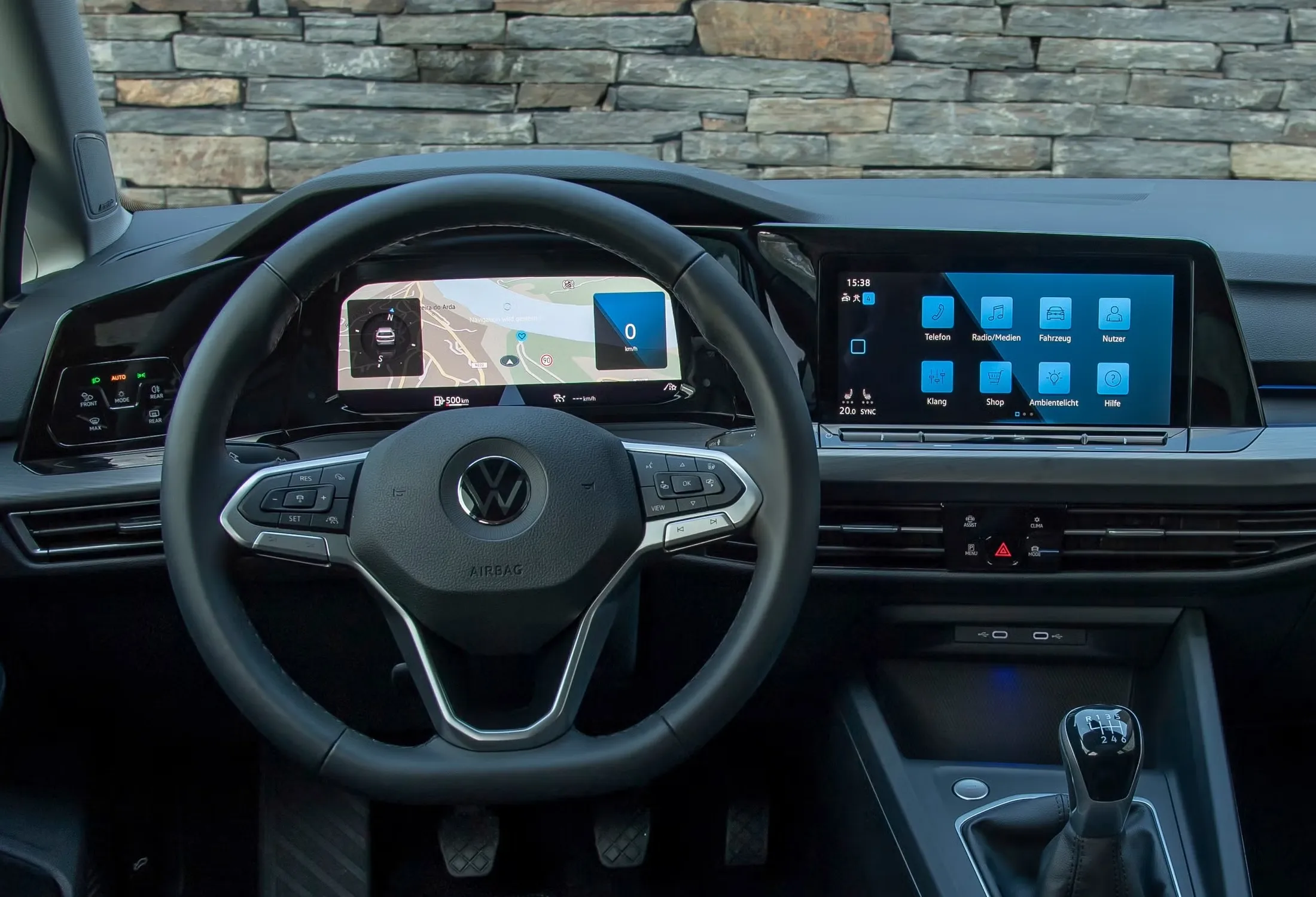 not even a knob on the 2020 Golf